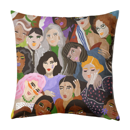 Women's Day - designed cushion by Ana Clerici