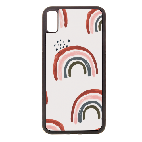hand drawn rainbow - stylish phone case by lauradidthis