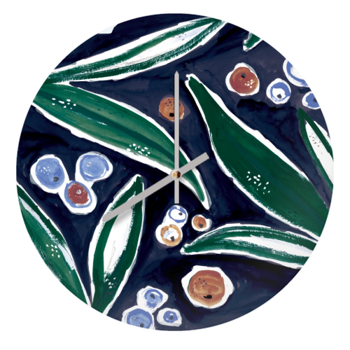 autumn leaves - quirky wall clock by lauradidthis