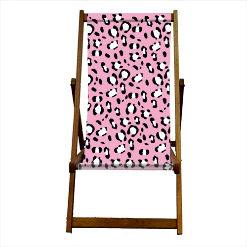 Leopard Animal Print Glam #21 #pattern #decor #art - canvas deck chair by Anita Bella Jantz
