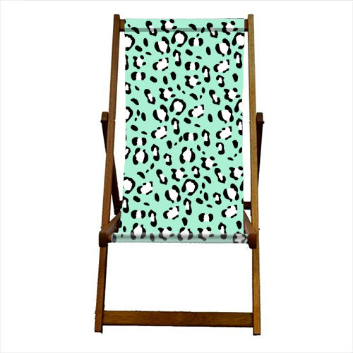 Leopard Animal Print Glam #22 #pattern #decor #art - canvas deck chair by Anita Bella Jantz