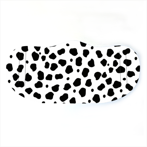 Cheetah Animal BW Print Glam #1 #pattern #decor #art - face cover mask by Anita Bella Jantz