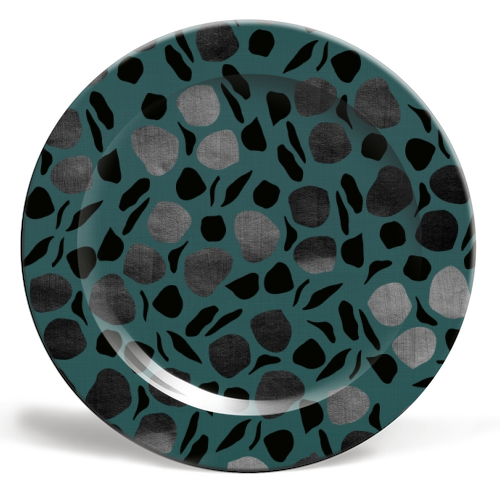 Animal Print Glam #3 #pattern #decor #art - ceramic dinner plate by Anita Bella Jantz