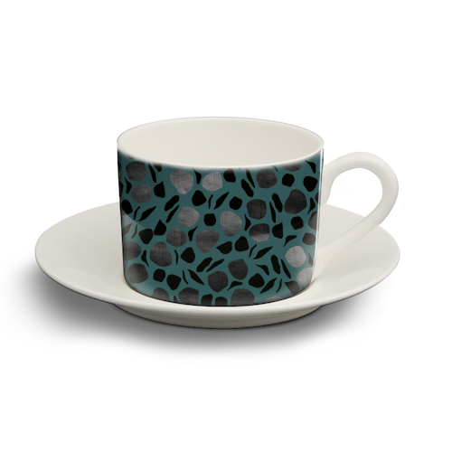 Animal Print Glam #3 #pattern #decor #art - personalised cup and saucer by Anita Bella Jantz