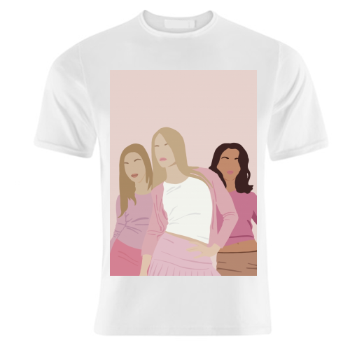 Mean girls - unique t shirt by Cheryl Boland