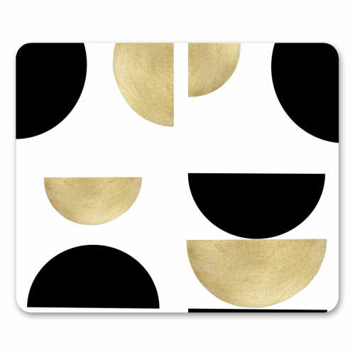 Yin Yang Geometric Glam #1 #minimal #decor #art - funny mouse mat by Anita Bella Jantz