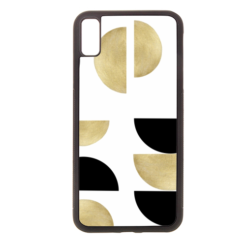 Yin Yang Geometric Glam #1 #minimal #decor #art - stylish phone case by Anita Bella Jantz
