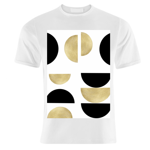 Yin Yang Geometric Glam #1 #minimal #decor #art - unique t shirt by Anita Bella Jantz