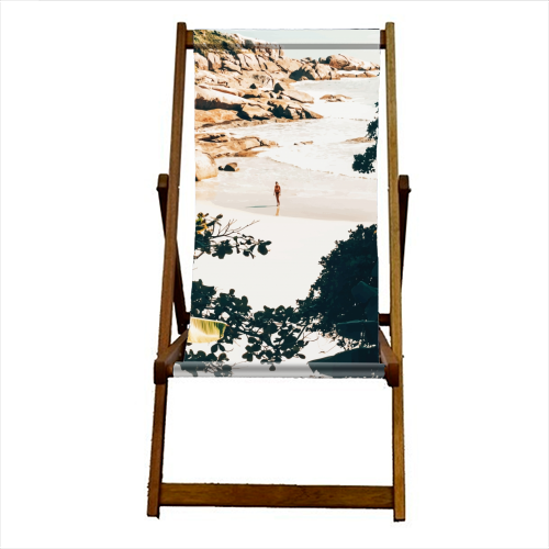 Solo Traveler II - canvas deck chair by Uma Prabhakar Gokhale
