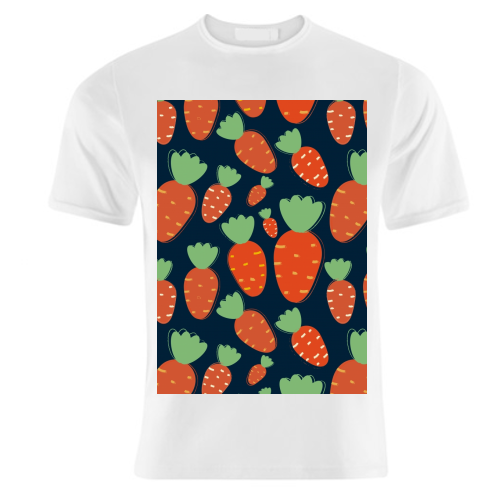 Carrots pattern - unique t shirt by Ania Wieclaw