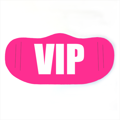 VIP ( pink version ) - face cover mask by Adam Regester