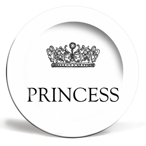 Crown Princess - ceramic dinner plate by Adam Regester
