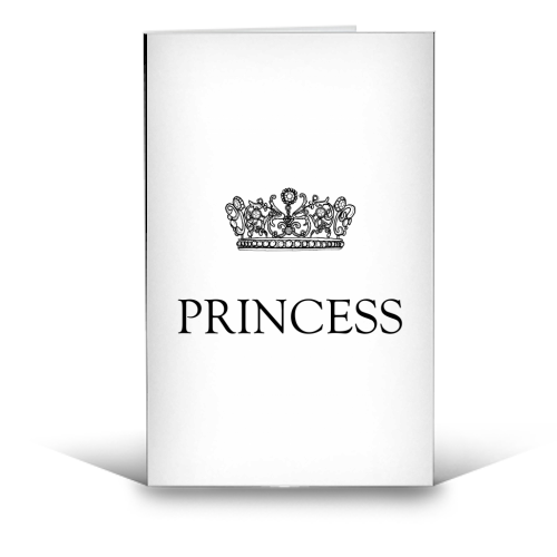 Crown Princess - funny greeting card by Adam Regester