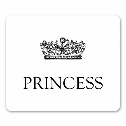 Crown Princess - funny mouse mat by Adam Regester