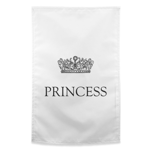 Crown Princess - funny tea towel by Adam Regester