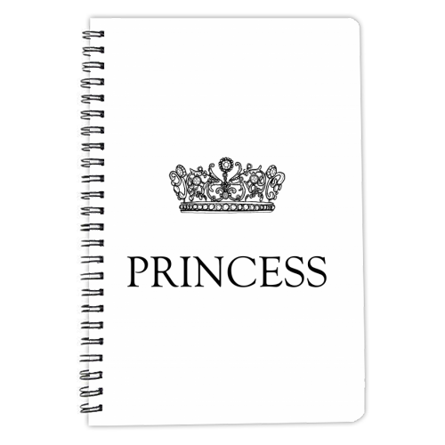 Crown Princess - personalised A4, A5, A6 notebook by Adam Regester