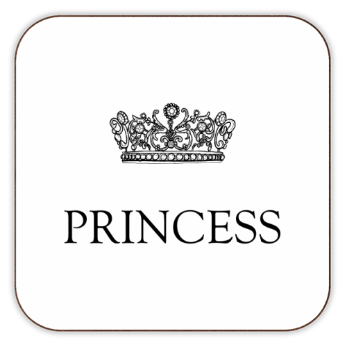 Crown Princess - personalised beer coaster by Adam Regester