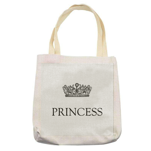 Crown Princess - printed tote bag by Adam Regester
