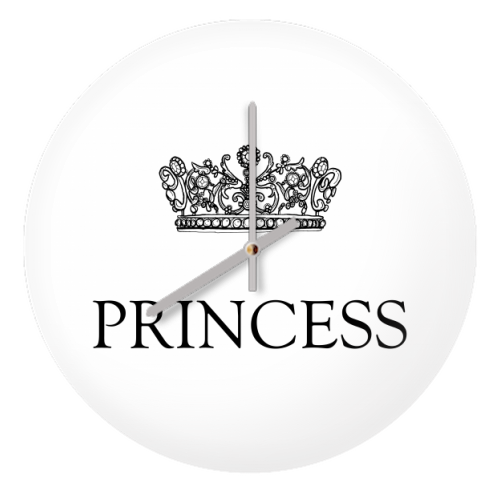 Crown Princess - quirky wall clock by Adam Regester