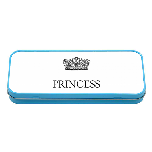 Crown Princess - tin pencil case by Adam Regester