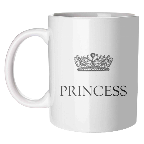 Crown Princess - unique mug by Adam Regester