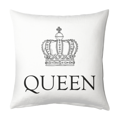 Queen Crown - designed cushion by Adam Regester