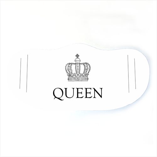 Queen Crown - face cover mask by Adam Regester