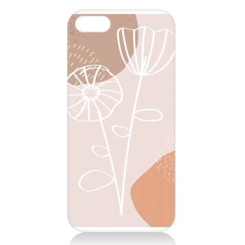 Organic Botanical Flower - unique phone case by Toni Scott