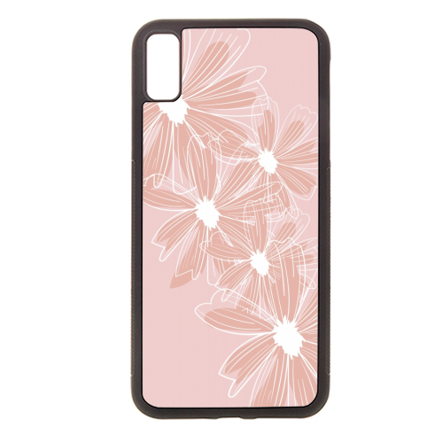 Pink and White Daisy Flowers - stylish phone case by Toni Scott