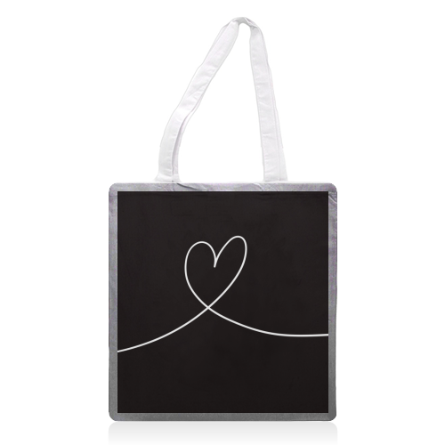 One Love - printed tote bag by Adam Regester