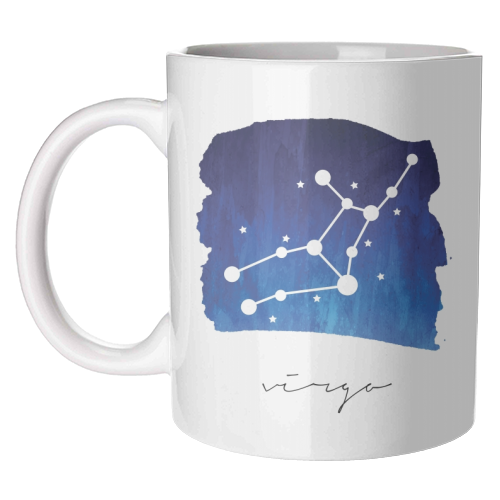 Virgo Zodiac Constellation - unique mug by Toni Scott