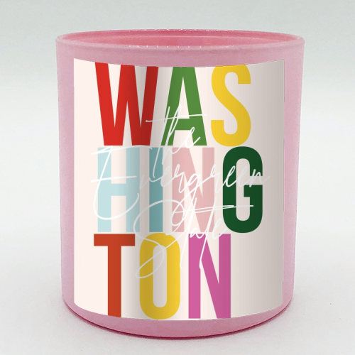 Washington "The Evergreen State" Color State - scented candle by Toni Scott