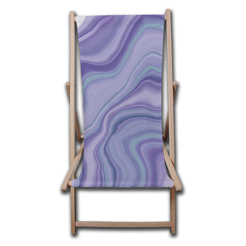 Liquid Mermaid Agate Dream #1 #pastel #decor #art - canvas deck chair by Anita Bella Jantz
