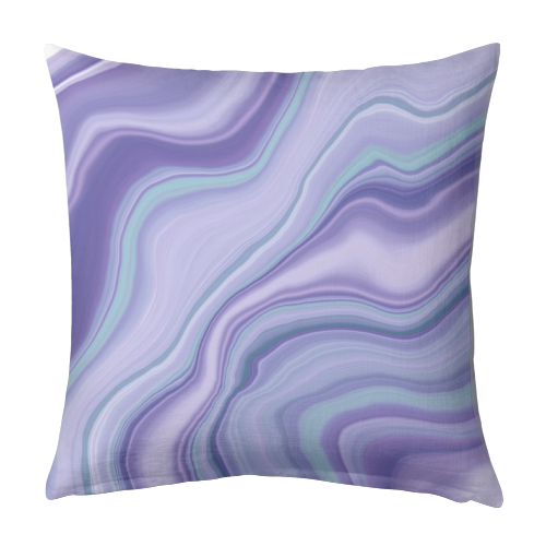 Liquid Mermaid Agate Dream #1 #pastel #decor #art - designed cushion by Anita Bella Jantz