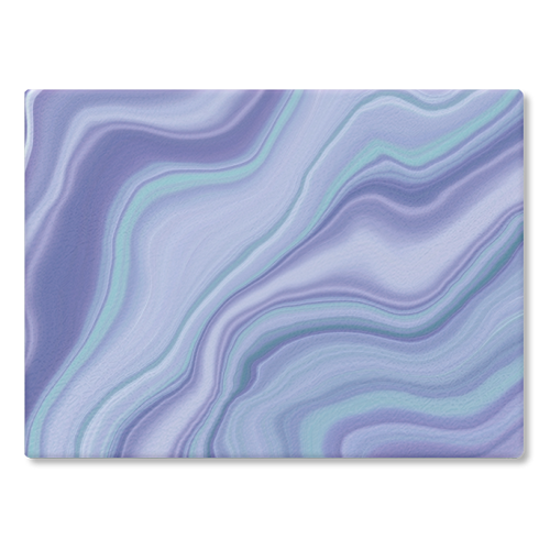 Liquid Mermaid Agate Dream #1 #pastel #decor #art - glass chopping board by Anita Bella Jantz