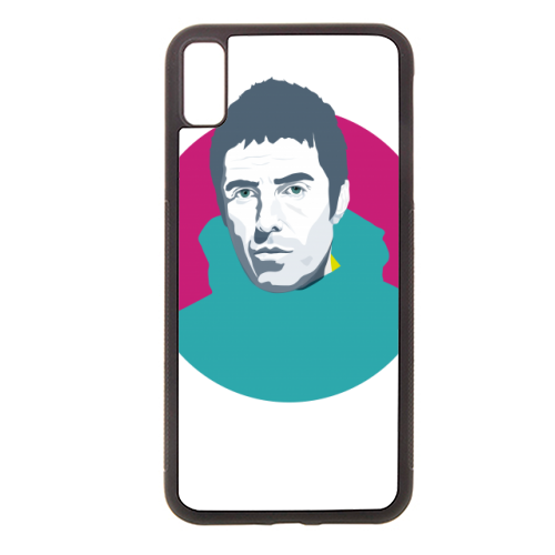 Liam Gallagher Oasis Wonderwall British Music Artist Rocker - stylish phone case by SABI KOZ