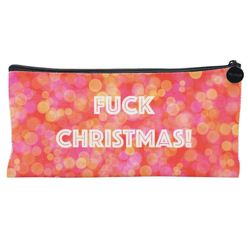 Fuck Christmas! - flat pencil case by Adam Regester