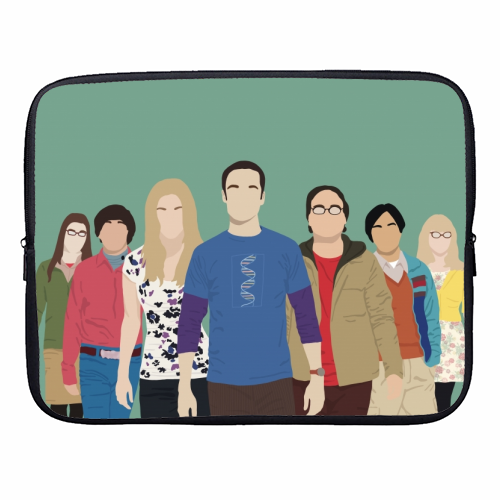The Big Bang Theory - designer laptop sleeve by Cheryl Boland