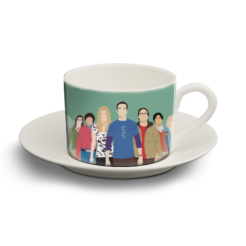 The Big Bang Theory - personalised cup and saucer by Cheryl Boland