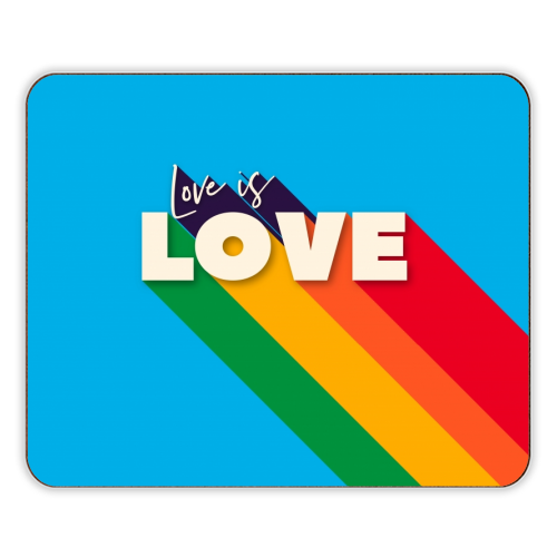 LOVE IS LOVE - designer placemat by Ania Wieclaw