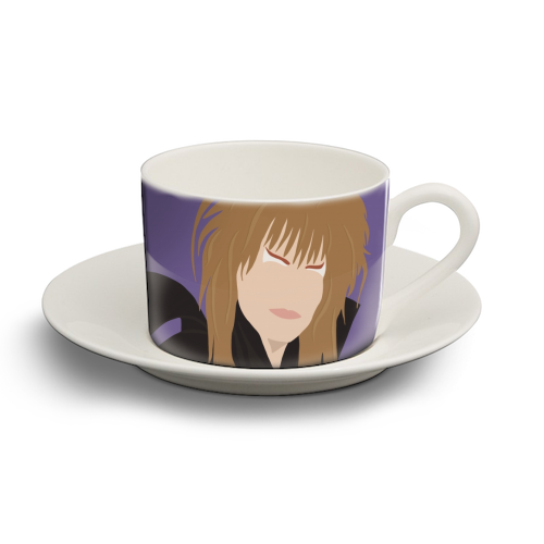David Bowie - personalised cup and saucer by Cheryl Boland