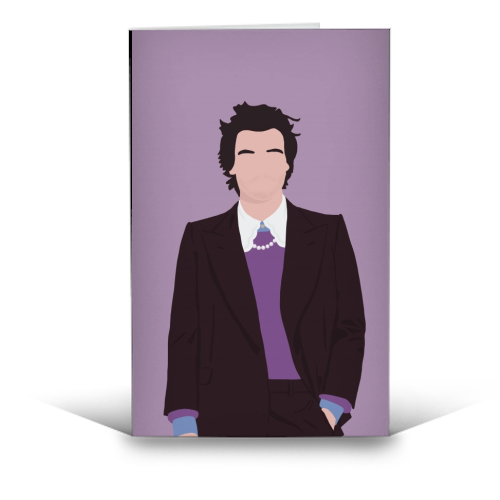 Harry Styles - funny greeting card by Cheryl Boland