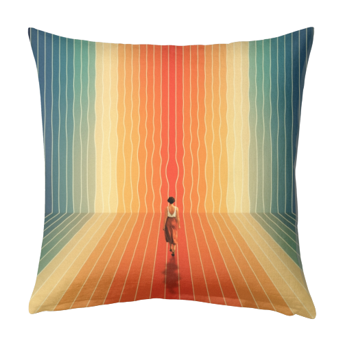 70s Summer Vibes - designed cushion by taudalpoi