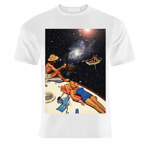 Space Boat Party - unique t shirt by taudalpoi
