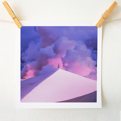 Purple Desert - A1 - A4 art print by taudalpoi