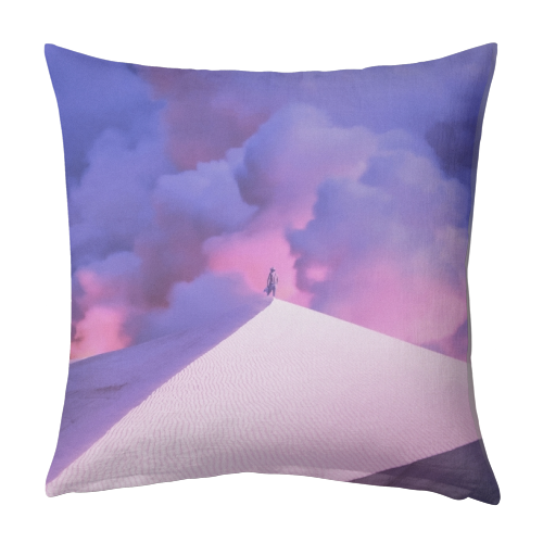 Purple Desert - designed cushion by taudalpoi