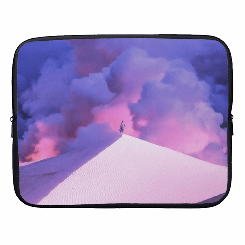 Purple Desert - designer laptop sleeve by taudalpoi