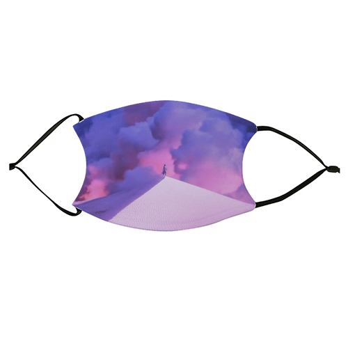 Purple Desert - face cover mask by taudalpoi
