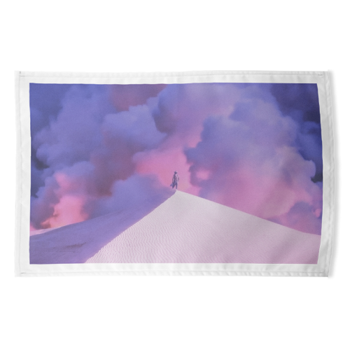 Purple Desert - funny tea towel by taudalpoi