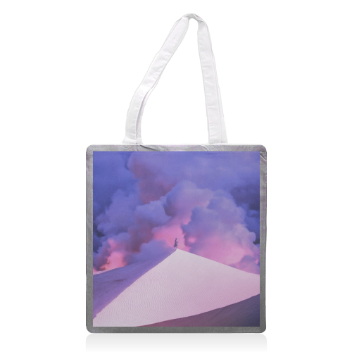 Purple Desert - printed tote bag by taudalpoi